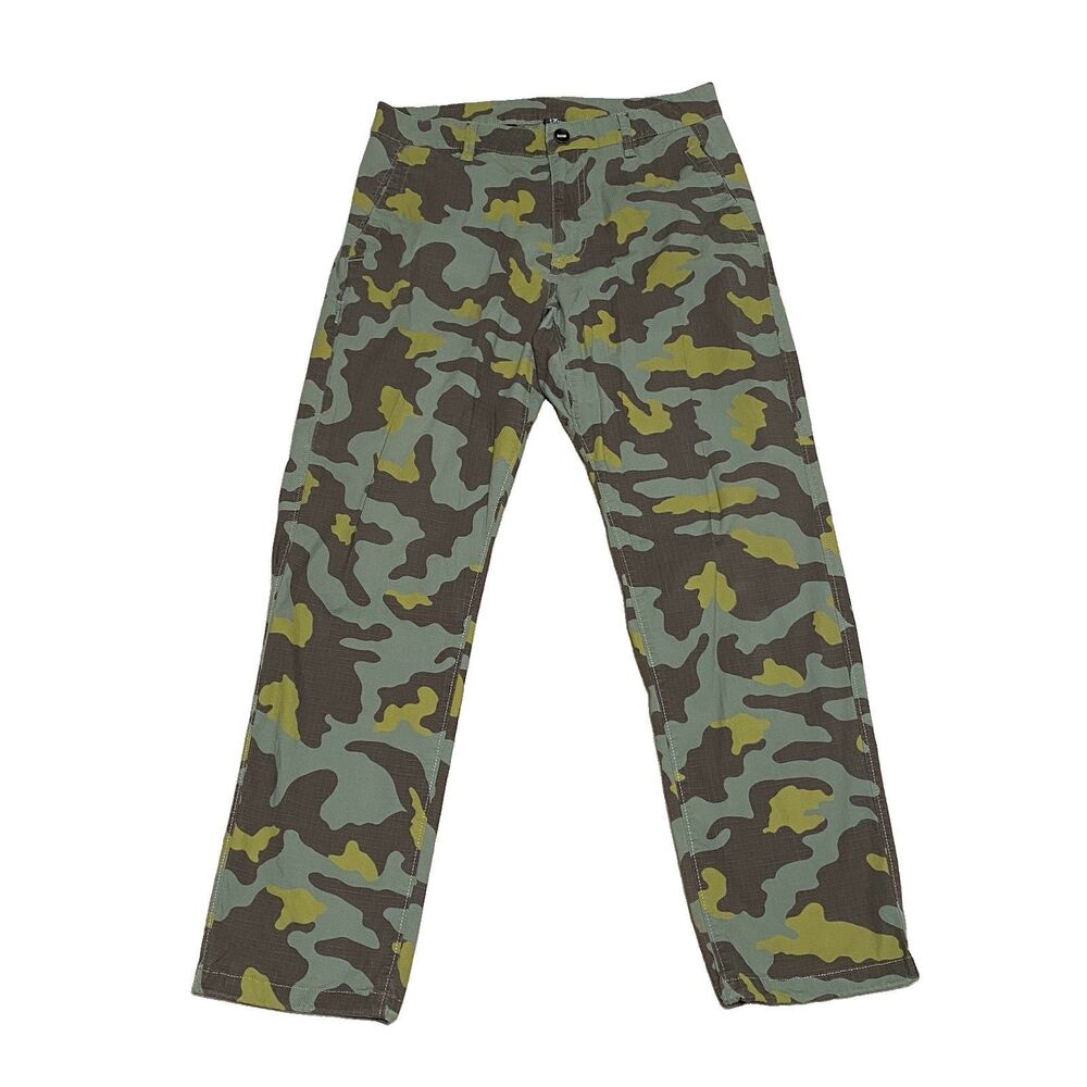 Mountain Hardwear Pants Mens 32x30 (32x27.5) Green Camo Ripstop Outdoor Hiking